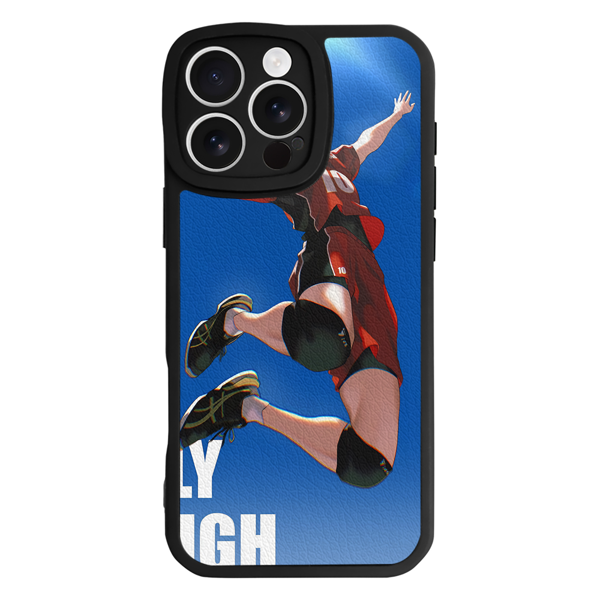 （画像用） ハイキュー!! Haikyu!! 【iPhone 16シリーズ対応】シリコンスマホケース（レザー調） 材質：シリコン